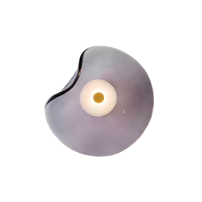 Wandlamp Gebogen Glas LED Sculpturaal Nordisch Goud Zwart 25cm Woonkamer Slaapkamer