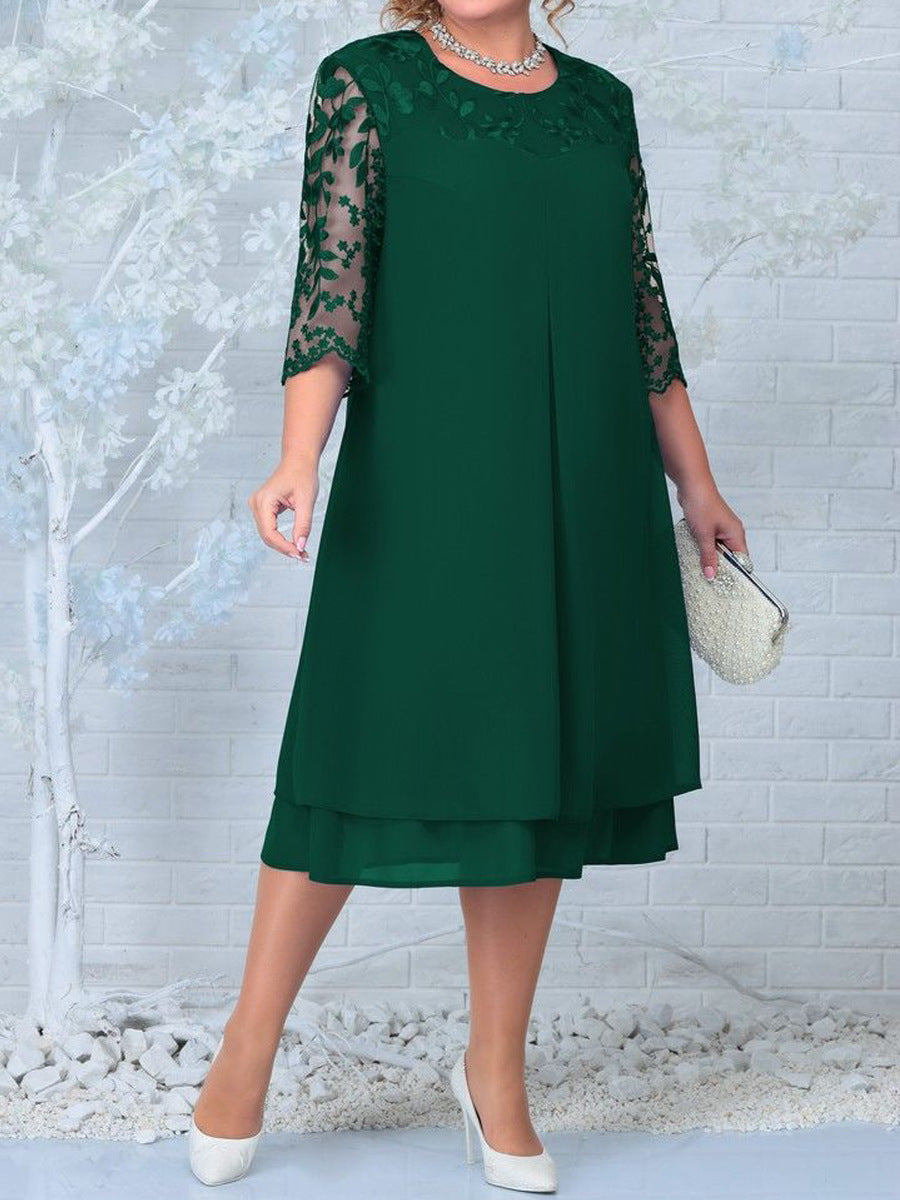 Katoenen Jurk Elegante Zomerjurk voor Vrouw