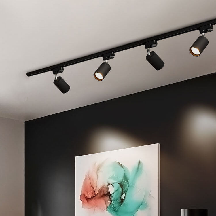 Moderne led railverlichting met verstelbare spots (3–5 lichtpunten) – plafondrail