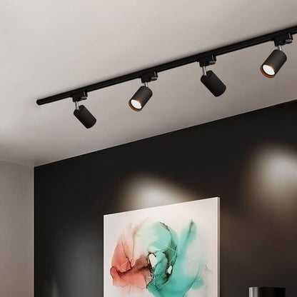 Moderne led railverlichting met verstelbare spots (3–5 lichtpunten) – plafondrail