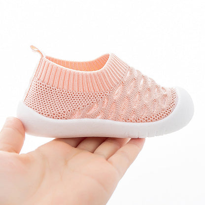 Baby Schoensokken met Anti-Slip Zool Mesh Design Kinderschoenen Ademend Comfort Eerste Stapjes Peuters
