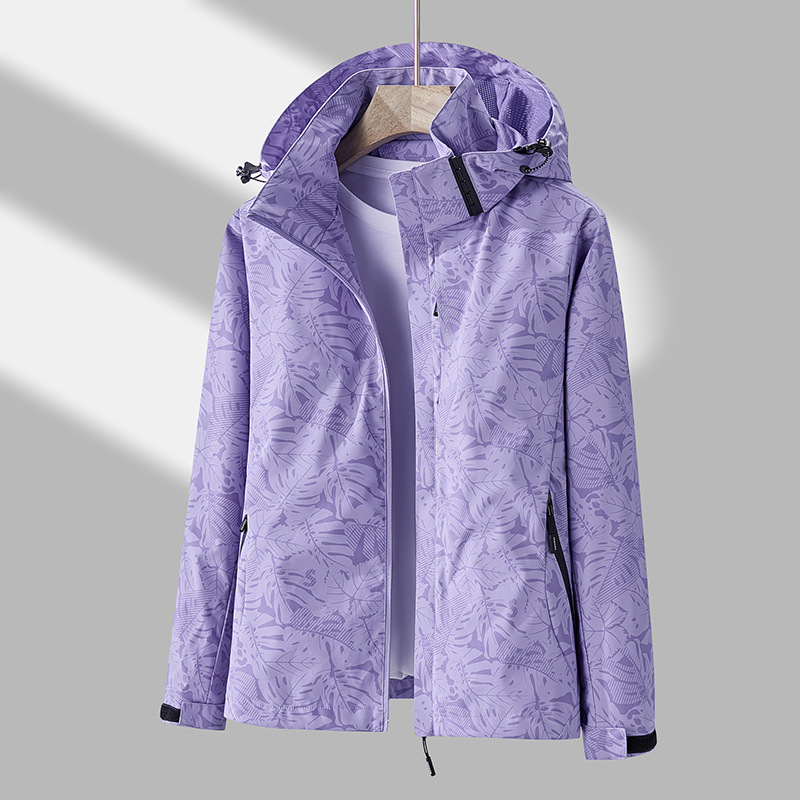 Dames Waterdichte Ritsjas met Kap Modern Design