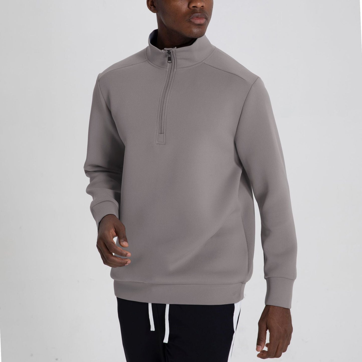 Heren Sweater Moderne Ritssluiting Comfortabel Warm