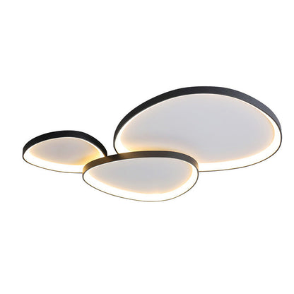 Moderne Armure plafondlamp aluminium acryl LED wit woonkamer slaapkamer design verlichting rond plafondlamp