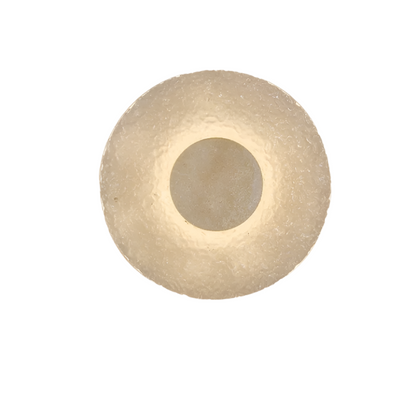 Wandlamp Travertijn Acryl Rond LED Minimalistisch Japandi Ø30 Slaapkamer Hal