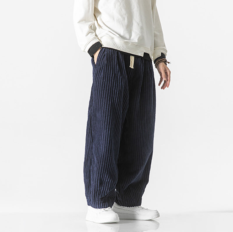 Elegante Corduroy Broek Zacht Comfortabel Katoen