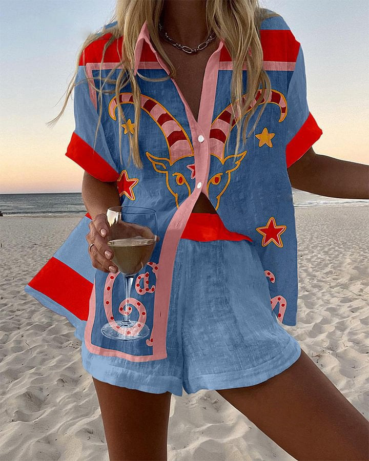 Dames Zomerset Top en Shorts Set Zomerse Kleding - StudioMarella