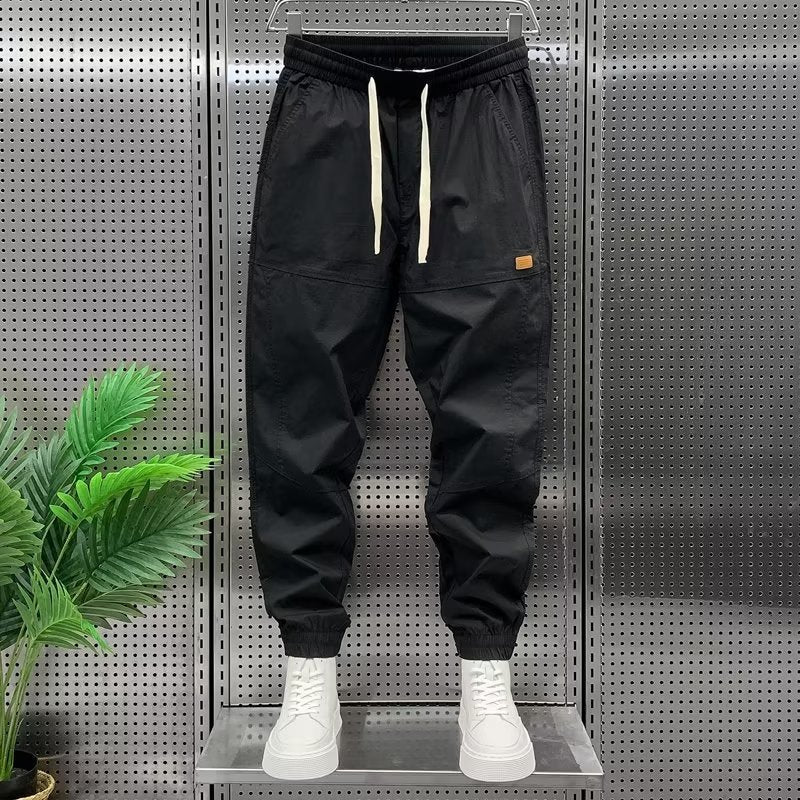 Heren Jogger Broek Retro Japanse Stijl Katoen Comfortabel