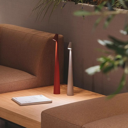 Lumina tafellamp aluminium 3000K draadloos zwart wit rood eettafel leeslamp modern design