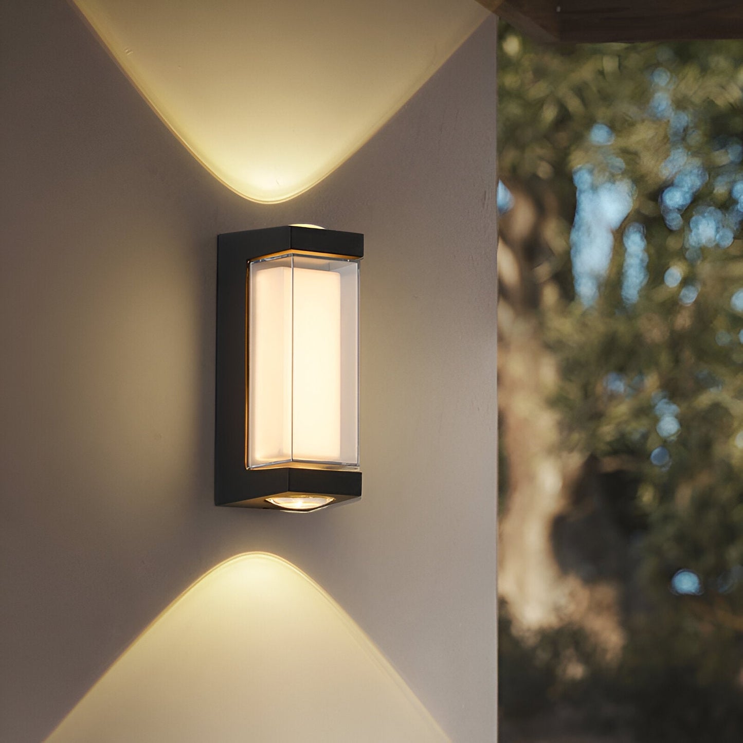 Buitenlamp Up Down LED IP65 Waterdicht Zwart Wit Gevelverlichting 10W