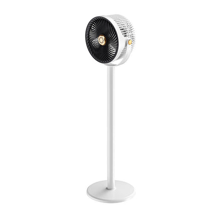 Staande Ventilator met 360° Rotatie – Krachtige Stille Ventilator Staand met Verstelbare Hoogte en Meerdere Snelheidsstanden voor Slaapkamer, Woonkamer en Kantoor
