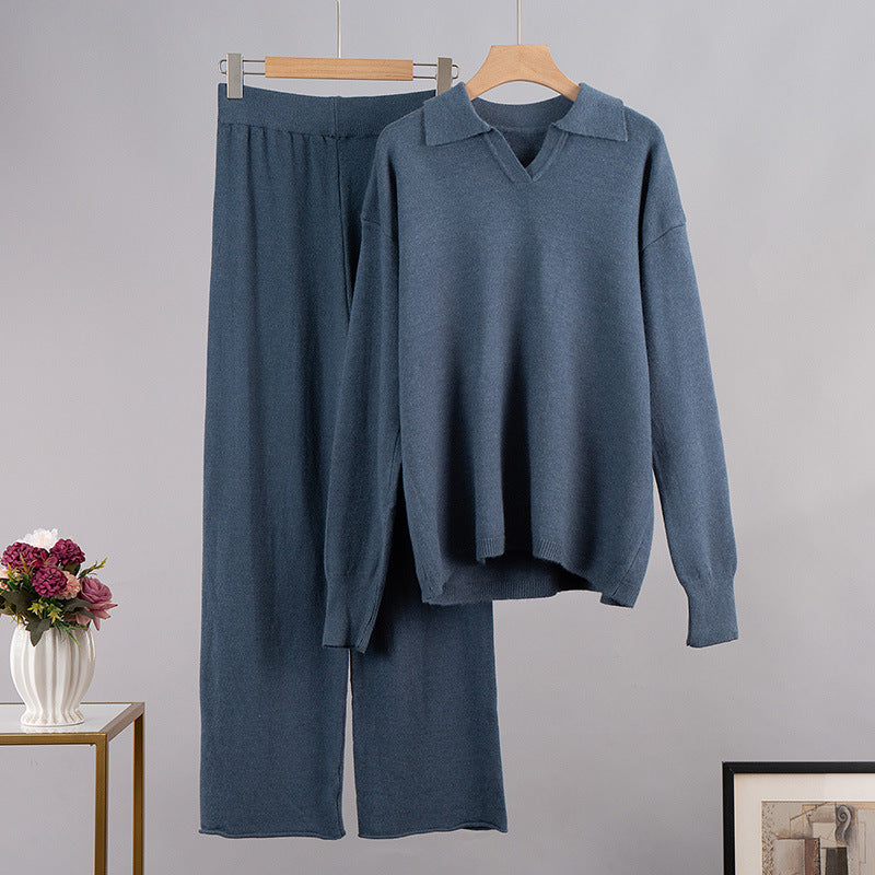Striktrui met Polo Hals en Wijdte Broek → Striktrui Polo Hals Wijd Model Herenbroek