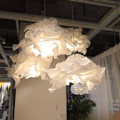 Hanglamp Wolk Papier LED 18W Nordic Japandi Ø43 Ø62 Ø85
