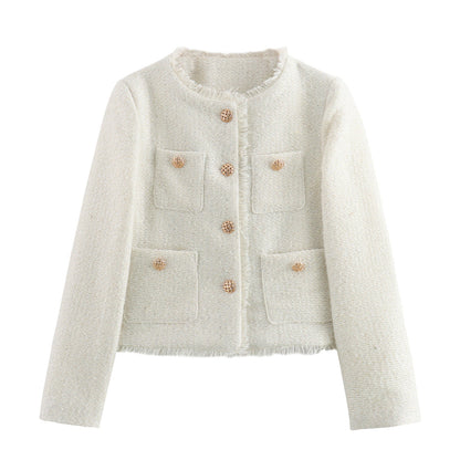 Dames Blazer Bouclé Elegant Tijdloos Model