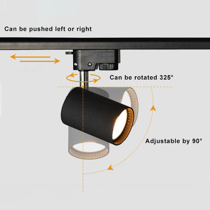 Moderne led railverlichting met verstelbare spots (3–5 lichtpunten) – plafondrail