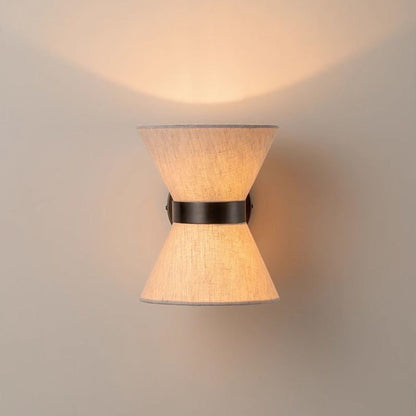 Wabi Sabi Zijden Wandlamp G9 Ø24cm Warm Licht Wandverlichting Slaapkamer Woonkamer Japandi Design