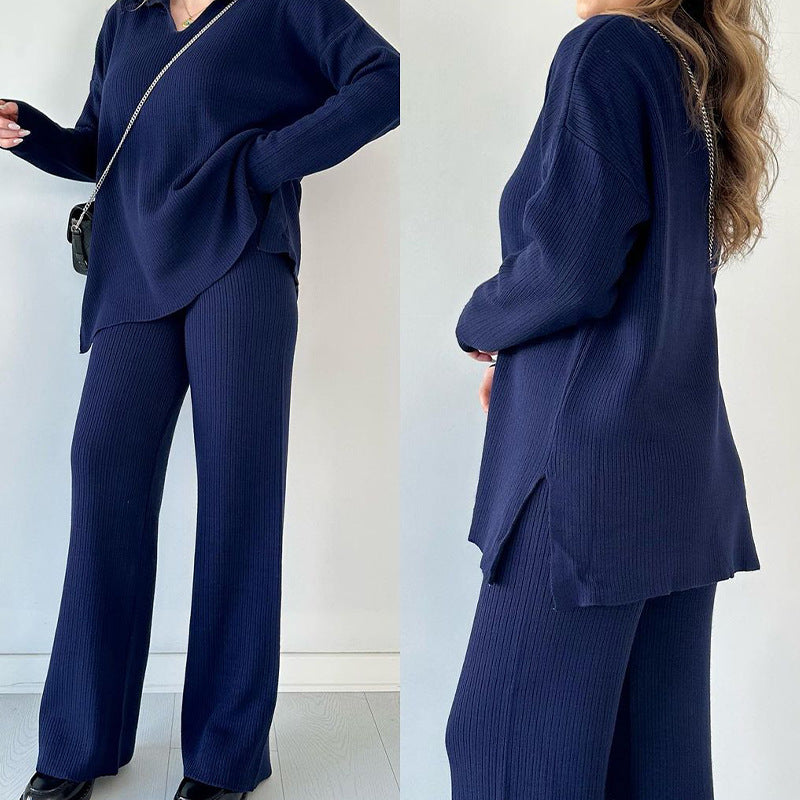 Dames Gebreide Set Comfortabele Pasvorm