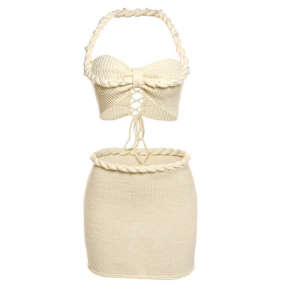 Bikini Set Mini Gonna met Cropped Top
