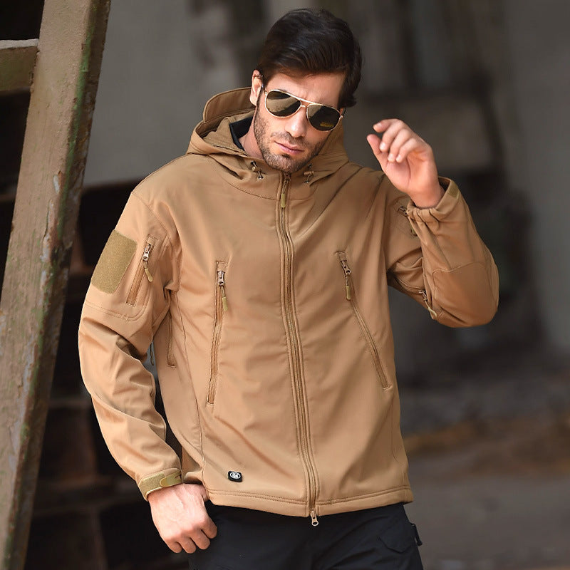 Waterdichte Softshell Jas Heren Outdoor Winddicht