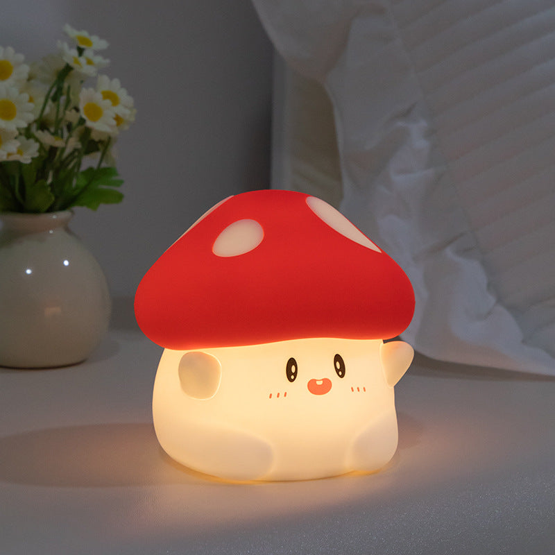Kleurrijke LED Paddenstoel Nachtlamp met Squishy Materiaal voor Kinderkamer
