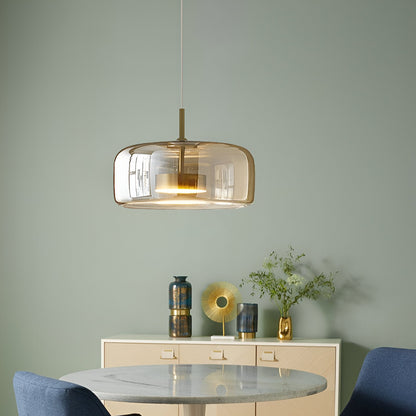 Hanglamp Rookglas Retro Trio Handgeblazen Dimbaar Verstelbaar Zwart