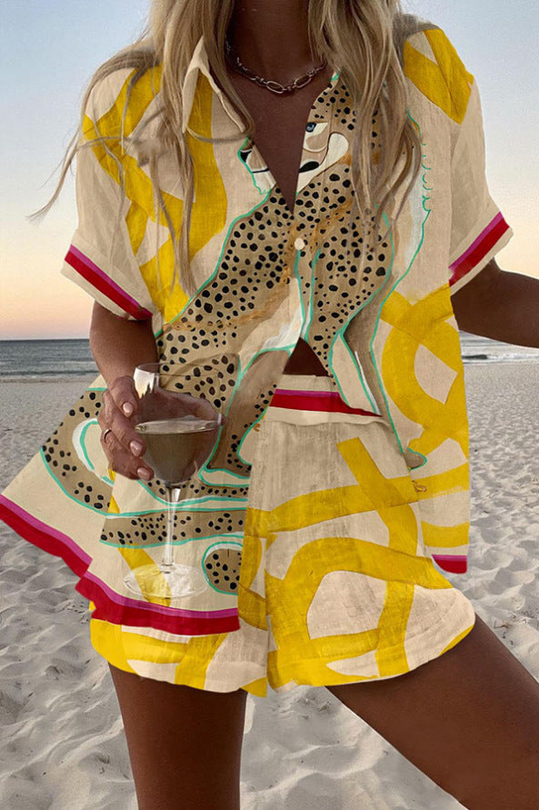 Dames Zomerset Top en Shorts Set Lichtgewicht Comfortabel
