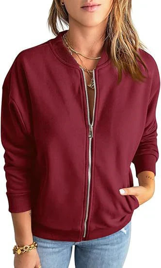 Dames Overgangsjas Rits Modern Design Elegant