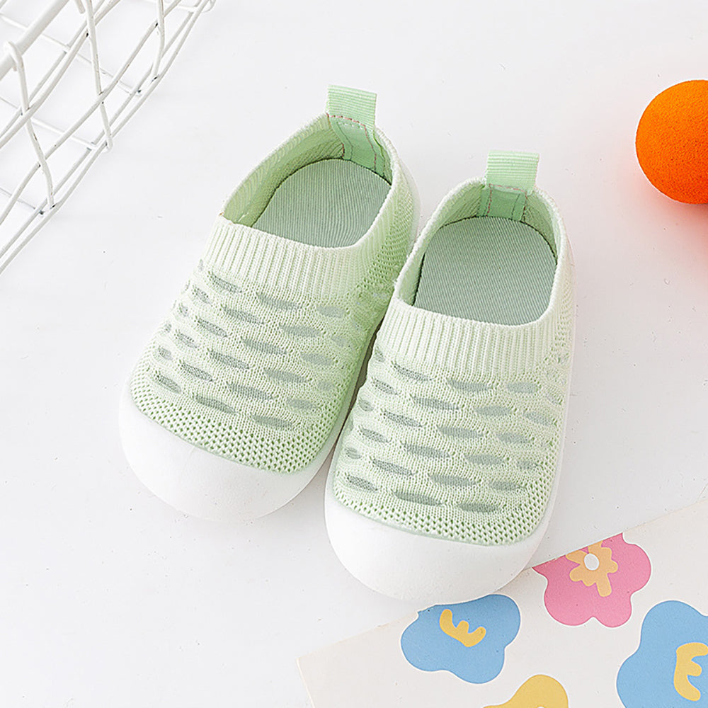 Baby Schoensokken met Anti-Slip Zool Mesh Design Kinderschoenen Ademend Comfort Eerste Stapjes Peuters