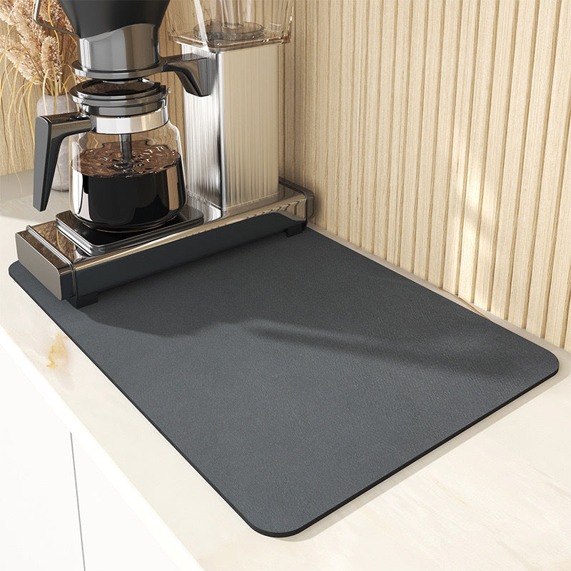Absorberend Koffiemachinematje 30x40-50x60cm Keukenbescherming Antislip Basis