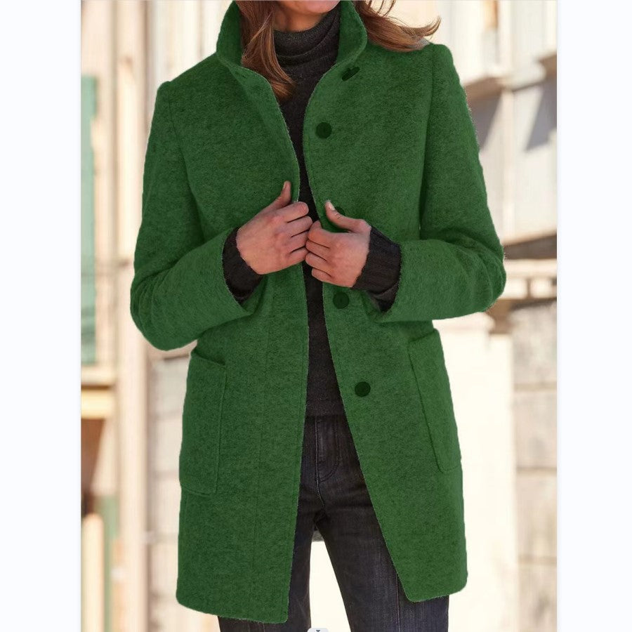 Damesjas Lang Model met Knopen - Stijlvol en Elegante Look - StudioMarella