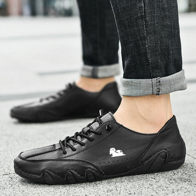 Flexibele Leren Schoenen voor Mannen en Vrouwen