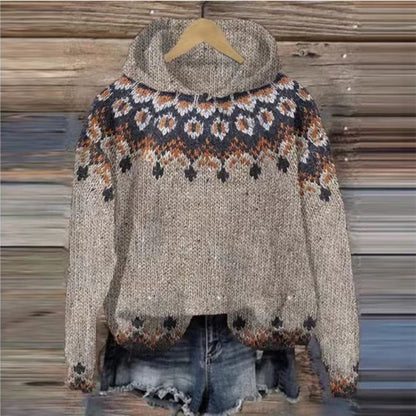 Retro Felpa met Kap