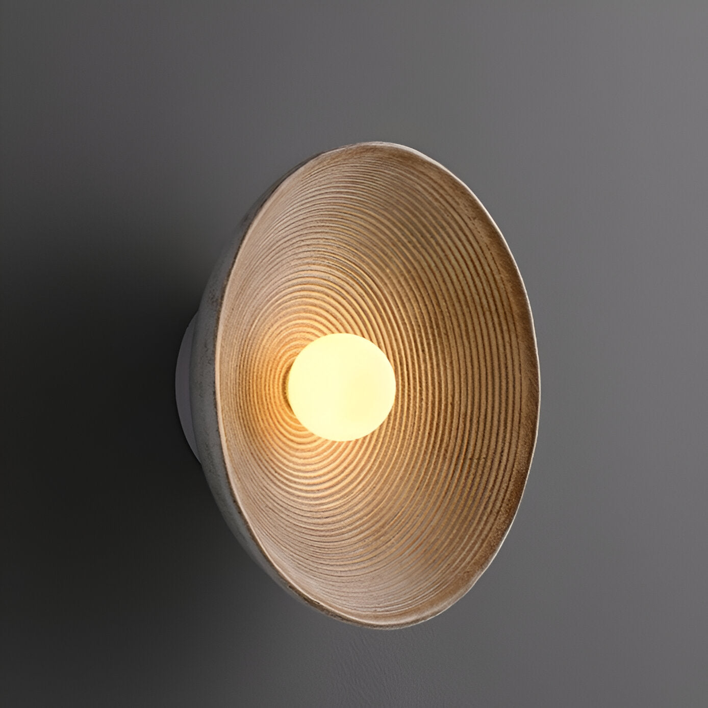 Wandlamp Rond Maan Design LED G4 Japandi Scandinavisch Ø20 Ø50