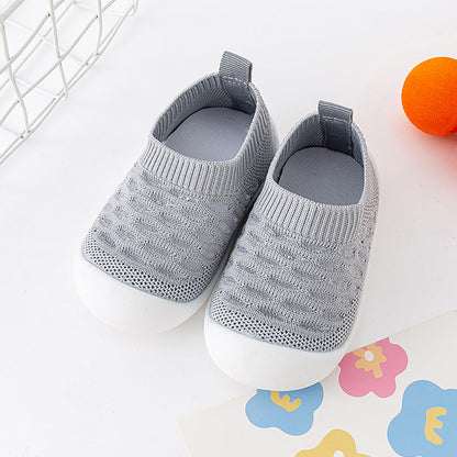 Baby Schoensokken met Anti-Slip Zool Mesh Design Kinderschoenen Ademend Comfort Eerste Stapjes Peuters