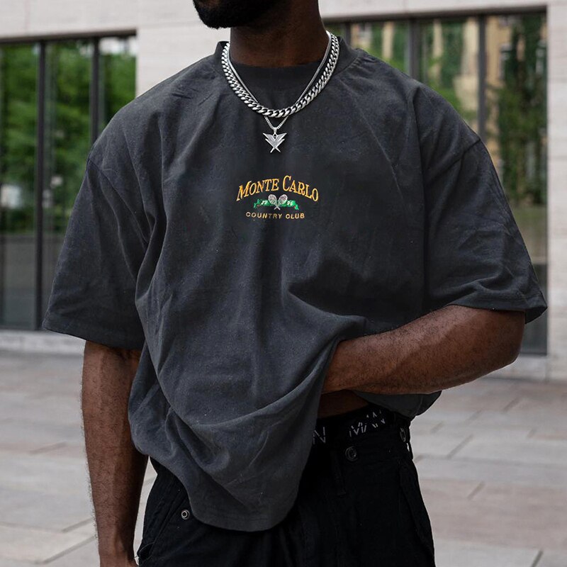 Heren T-shirt Streetwear Katoen Met Opdruk
