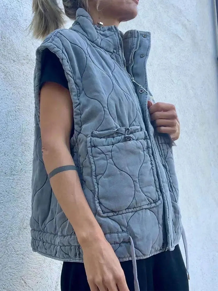 Donzen Bodywarmer Warm Gewatteerd Vintage Look - StudioMarella