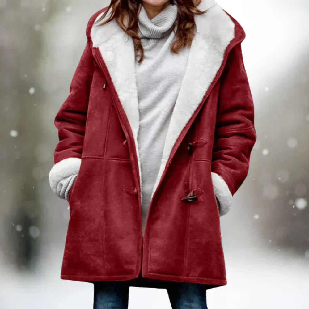 Dames Donzen Jas Warme Winterjas Fleurke