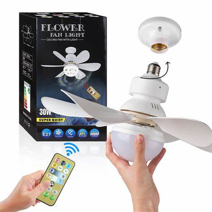 Plafondventilator met Verlichting – Verstelbare Windsnelheid & LED – 3 Snelheden – Afstandsbediening – Geruisloze Motor – Modern Design
