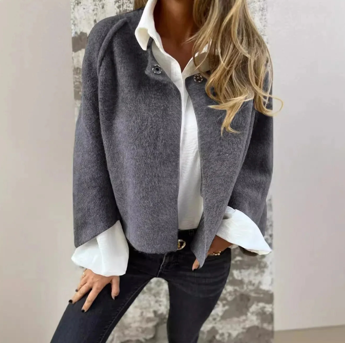 Damesjas Stijlvol met Zacht Fleece Lining