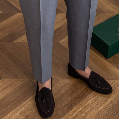 Heren Broek Casual Met Gesp voor Alledaagse Dracht