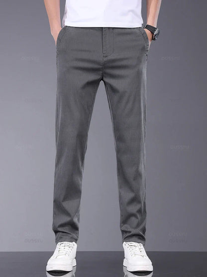 Heren Chino Broek Lichtgewicht Klassieke Stijl Comfortabele Pasvorm - StudioMarella