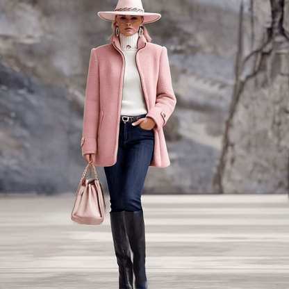 Dames Fleece Vest Roze met Ritssluiting Zacht en Warm