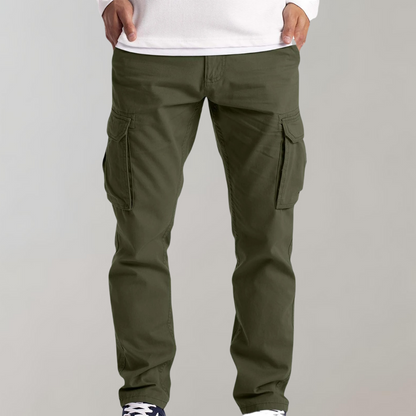 Heren Cargobroek Zwart Straight Fit Ryan - StudioMarella