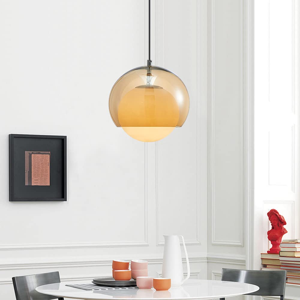 Kleurrijke Hanglamp van Glas