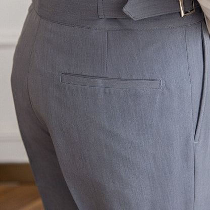 Heren Broek Casual Met Gesp voor Alledaagse Dracht