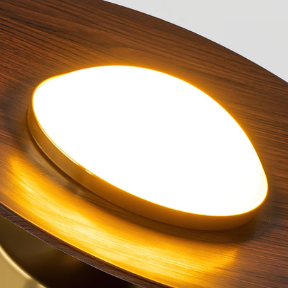 Moderne Plafondlamp met Metaal en Houtaccent – LED Lamp voor Keuken & Woonruimte