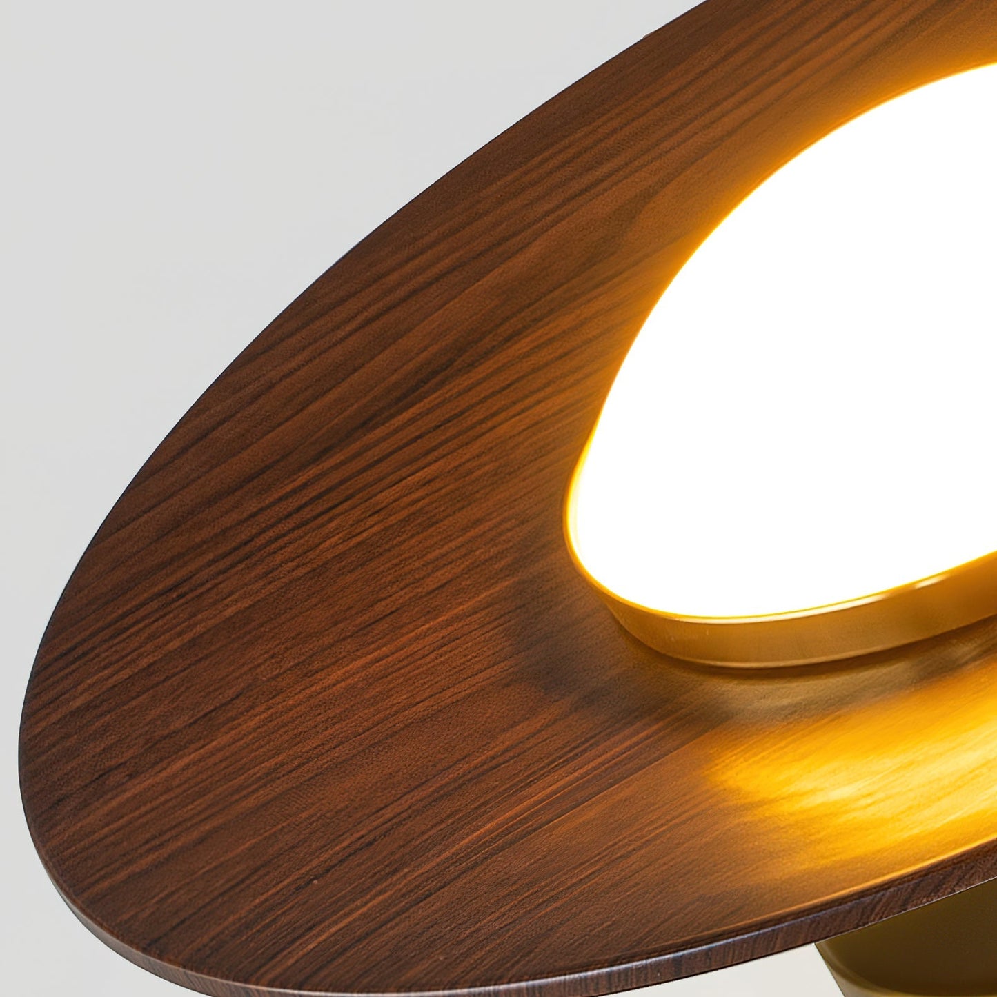 Moderne Plafondlamp met Metaal en Houtaccent – LED Lamp voor Keuken & Woonruimte