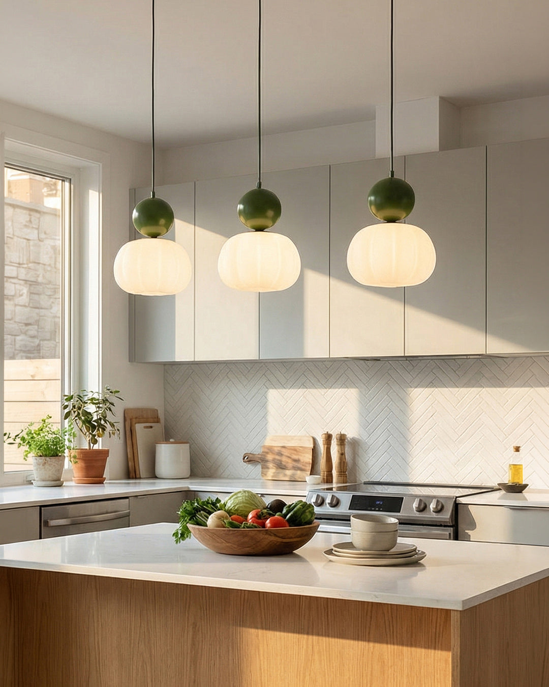 Geometrische Hanglamp Bauhaus Design Metaal Glas E27 – 1 of 3 Lichtpunten Dimbaar Sfeerverlichting
