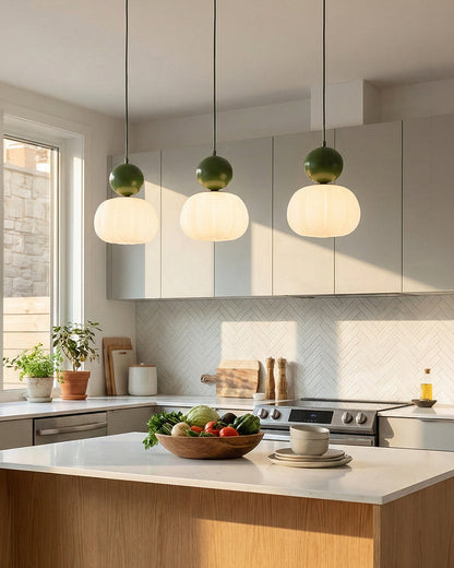 Geometrische Hanglamp Bauhaus Design Metaal Glas E27 – 1 of 3 Lichtpunten Dimbaar Sfeerverlichting