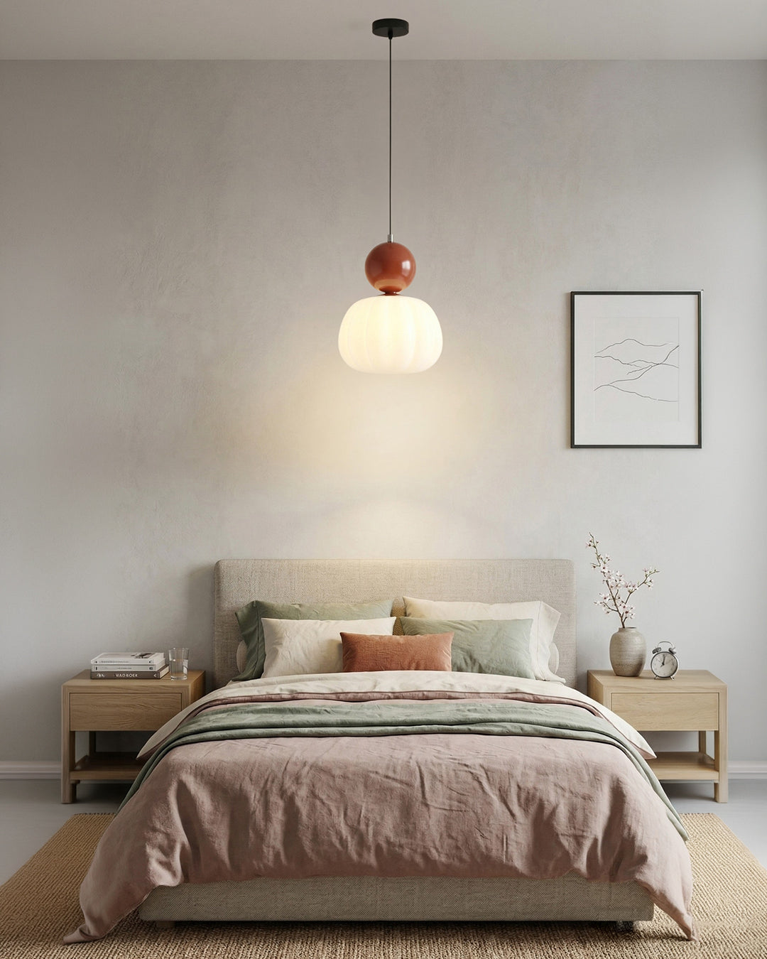 Geometrische Hanglamp Bauhaus Design Metaal Glas E27 – 1 of 3 Lichtpunten Dimbaar Sfeerverlichting